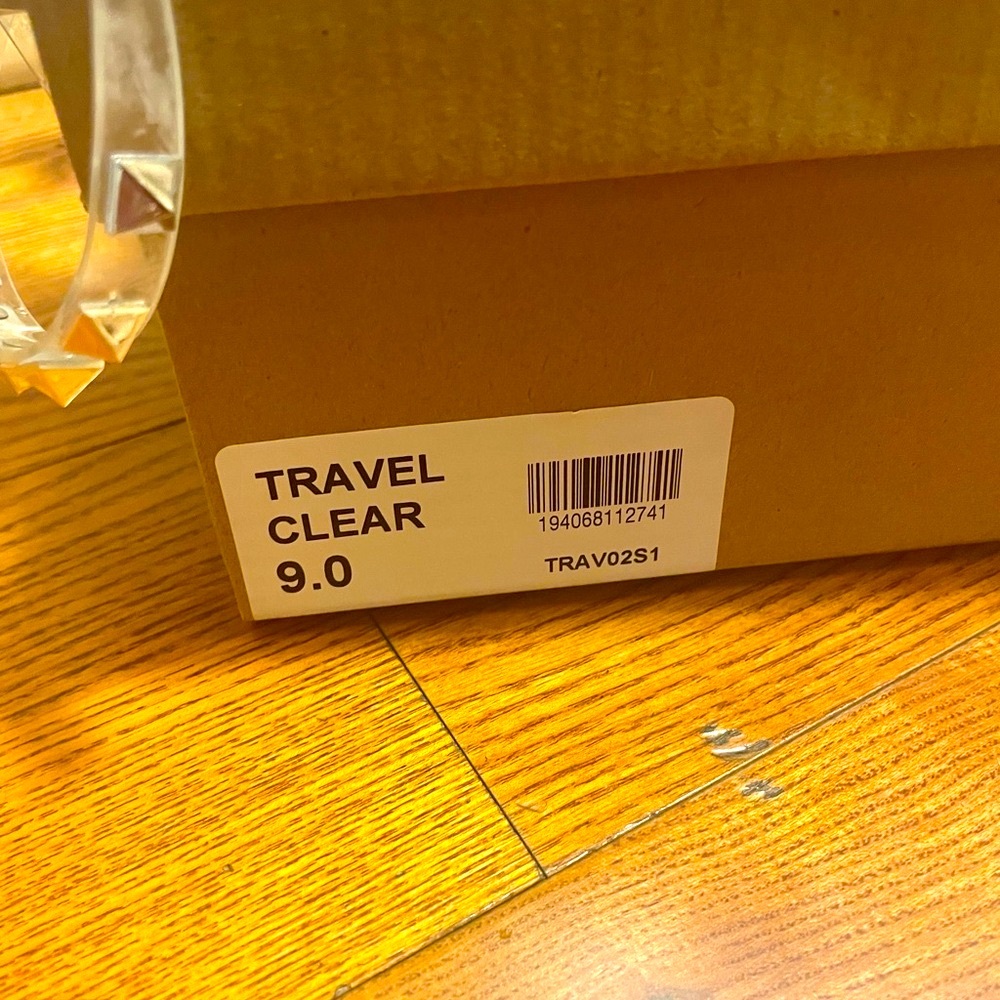 ☀️Steve Madden Sz 9 Women's Studded Sandals - Clear and Tan😎 - Picture 5 of 6